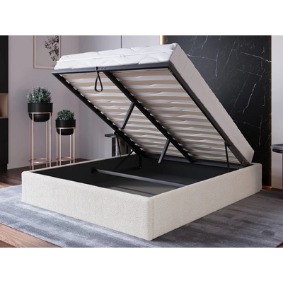 AMI Nábytek BOX Line bez čela s úložným prostorem Boucle krémová
