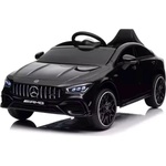 ROLLZONE Mercedes CLA 45 S AMG 12V - Детска акумулаторна кола, Черен, EVA гуми, 4x4 (XMX628-black)