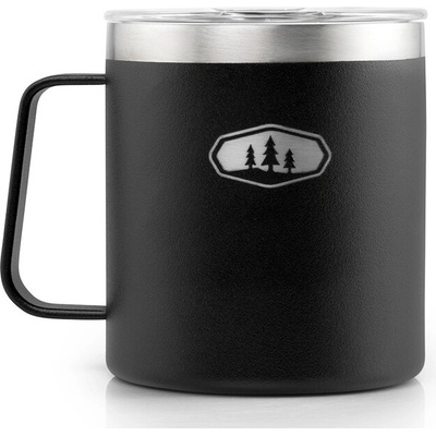 GSI Outdoors Dvojplášťový hrnček Glacier čierna 444 ml
