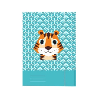 Herlitz Dosky na výkresy s gumou A3 Tiger Cute animals
