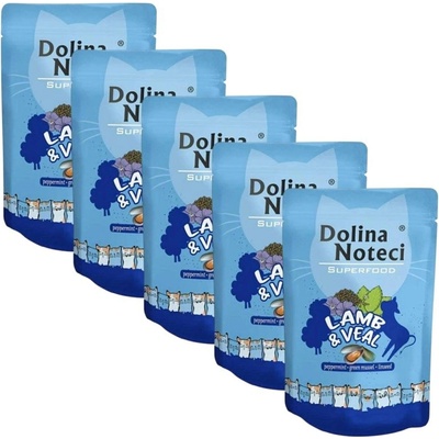 Dolina Noteci Superfood Cat Агнешка и Телешко 5 x 85 г