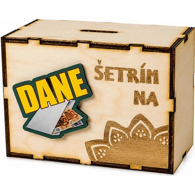 Vtipný darček pre podnikateľov - pokladnička Šetrím na dane