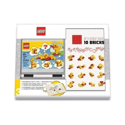 LEGO Stationery Classic Kačice - zápisník s perom a stavebnicou - LEGO
