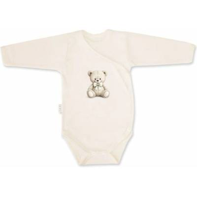 Detské body prekladacie LITTLE BEAR s dlhým rukávom Maslová