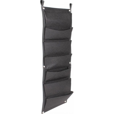 Merco Vertical Grow Bag 7 textilné kvetináče na stenu čierna