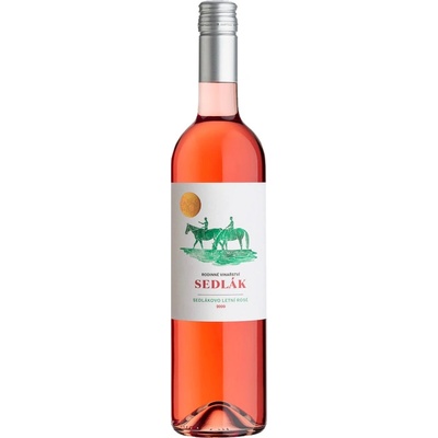 Vinařství Sedlák Letní Víno Sedlákovo Rosé zemské suché růžové 2024 11,5% 0,75 l (holá láhev)
