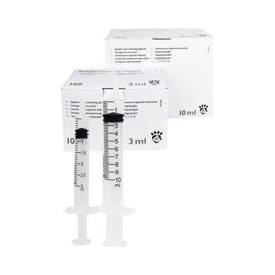 CVET VL Striekačka inj 10 ml 3-dielna Luer side 100 ks