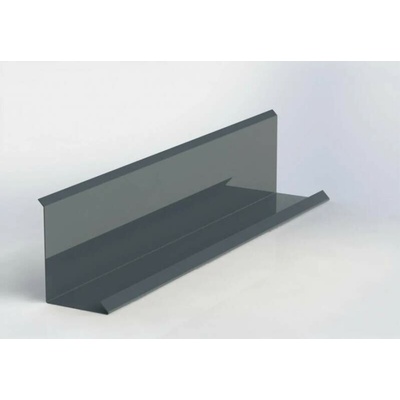 Lemování zdí klasik r.š.200mm Al Hliník lakovaný RAL 7016 antracit dl.2m