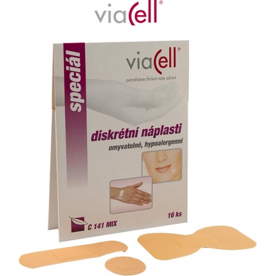 VIACELL Náplasti diskrétní MIX 16 ks