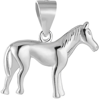Beneto Stříbrný přívěsek Kůň AGH92