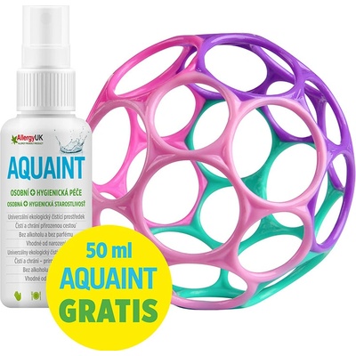 Oball™ Classic 10 cm růžovo/fialová + AQUAINT 50 ml