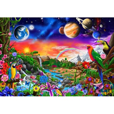 Bluebird Puzzle - Puzzle Cosmic Paradise - 1 000 piese