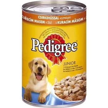 Pedigree Junior s kuracím mäsom v želé 400 g