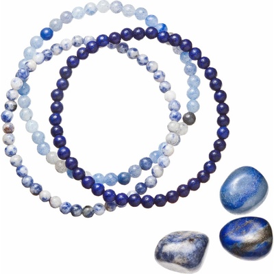 PAVONA Náramky s minerálnymi kameňmi sodalit, aventurín a lapis lazuli 43043.3 modrý