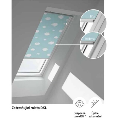 VELUX DKL Vesmír 4653 Hliník standard S MK06 78x118 cm