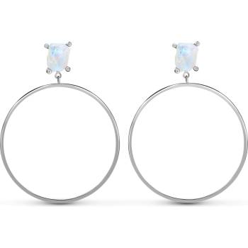 Silenti Jewelry Сребърни обеци "Орбита