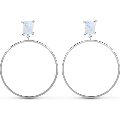 Silenti Jewelry Сребърни обеци "Орбита