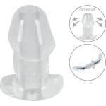 Anos Butt Plug with Tunnel Transparent