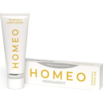 Herbadent s ženšenem Homeo bez fluoru a mentolu 75 g