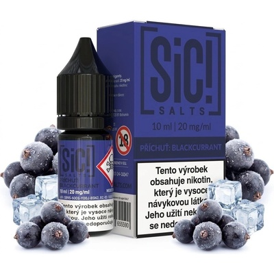 Sic! Salts Blackcurrant Ice 10 ml 10 mg