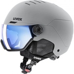 uvex Ски каска Uvex Wanted Visor Ski helmet - Rhino Matt / Blue Mirror - размер 54-58 cm (418-0717-0211)