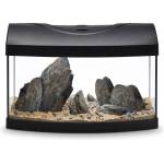 Diversa Аквариум STARTUP 40 LED ОБЛЪК ЧЕРЕН + Storm Hour River Kit