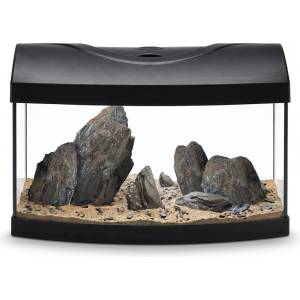 Diversa Аквариум STARTUP 40 LED ОБЛЪК ЧЕРЕН + Storm Hour River Kit