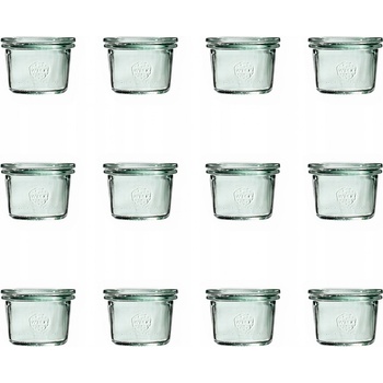 Weck Sklenice Mini Sturz s víčkem 12 ks x 80ml