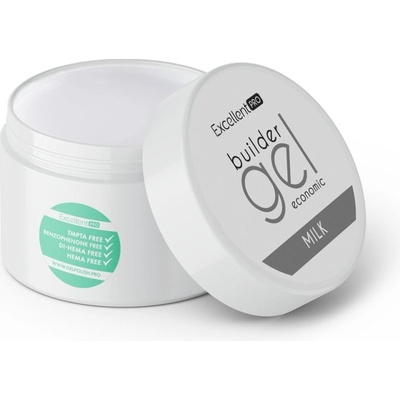 Excellent Pro Uv Led gél na nehty Economic Milk 15 ml