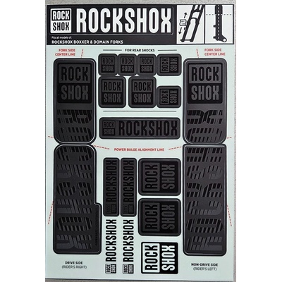 Rock Shox Decal KIT 35 mm DC STEALTH