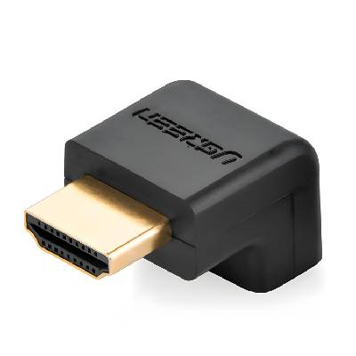 Адаптер Ugreen прав ъглов конектор HDMI - черен KP26493 (26493)