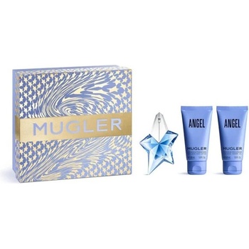 Thierry Mugler Angel Подаръчен комплект за жени Размер EDP 25 ml + 50 ml лосион за тяло + 50 ml душ гел