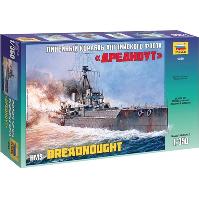Zvezda Battleship Dreadnought Model Kit 9039 1:350