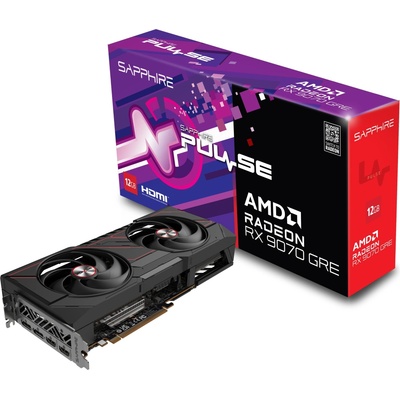 Sapphire PULSE Radeon RX 9070 GRE GAMING OC 12GB GDDR6 11354-01-20G