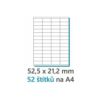 Etikety univerzálne 297x420mm Agipa A3 100 hárkov