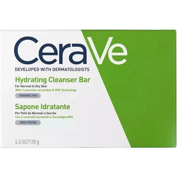 CeraVe hydratační čisticí mýdlo v kostce 128 g