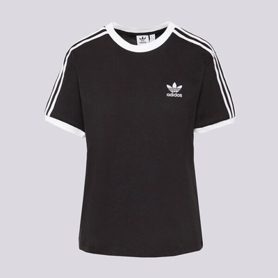 Adidas Тениска 3 Stripes Tee дамски Дрехи Тениски IB7407 Черен 36 (IB7407)