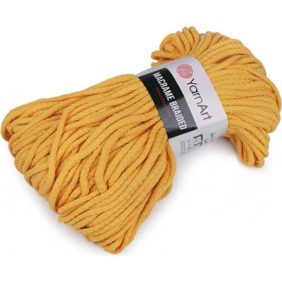 Stoklasa Pletací příze Macrame Braided 250 g Balení: 1 ks, Varianta: 2 (764) hořčicová 2 (764) hořčicová