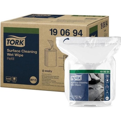 Tork Prémium Utěrky vlhčené náhradní balení 58 ks