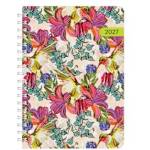Sentio Календар-бележник спирала 14х21см 2027г Exotic Bloom