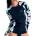 Roxy Дамска ликра Roxy Women's L/S Zip Lycra - Anthracite Spring Charming (150-6321-0113)