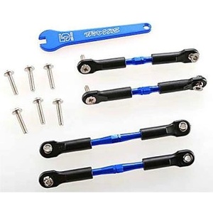 Traxxas биела 39/49mm алуминиева синя (2+2)