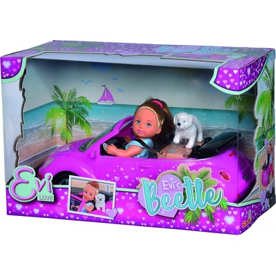 Simba Evička s autom New Beetle