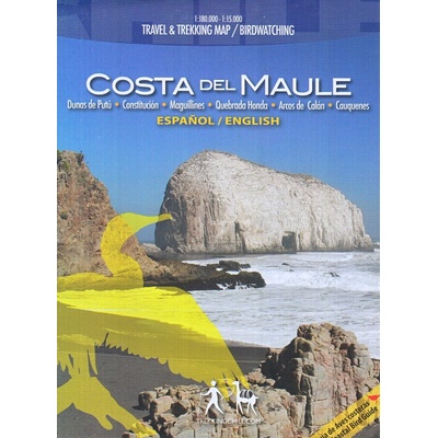 Chile Costa del Maule 1:15t 180t turistická mapa COMPASS