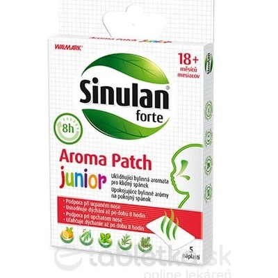 WALMARK Sinulan forte Aroma Patch junior 5 ks