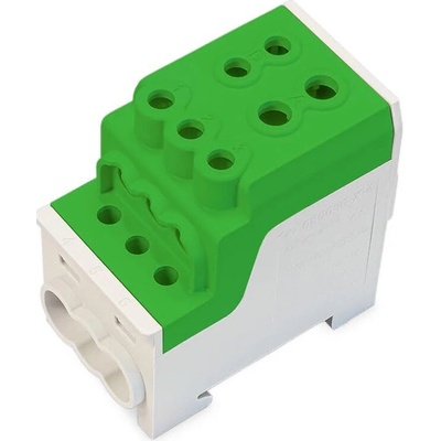 Eleman Blok pro rozdělení fází UVB 200 PE, 1pól., 200A, AL/CU, 1000V, zelený
