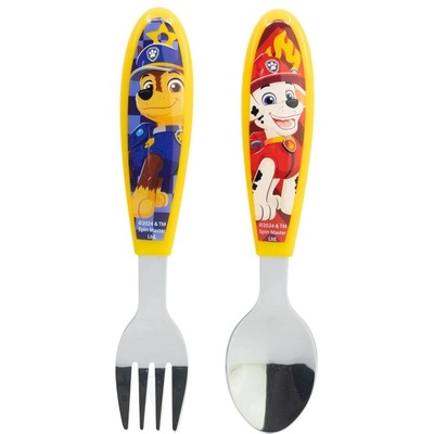 Stor Метални прибори Stor - Paw Patrol Boy Rescue Pups, 2 броя (81618)