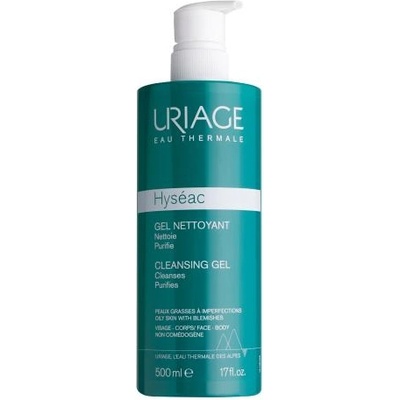 Uriage Hyséac Cleansing Gel почистващ гел за лице и тяло за проблемна кожа 500 ml унисекс
