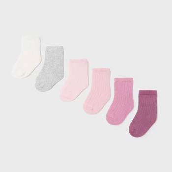 Mayoral Шест чифта едноцветни чорапи за бебе момиче Mayoral