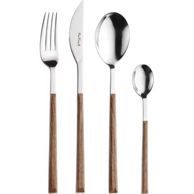 Pintinox Sada 24 ks příborů Sushi Queen Teak